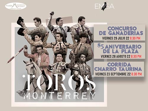 Monterrey dará tres corridas de aniversario