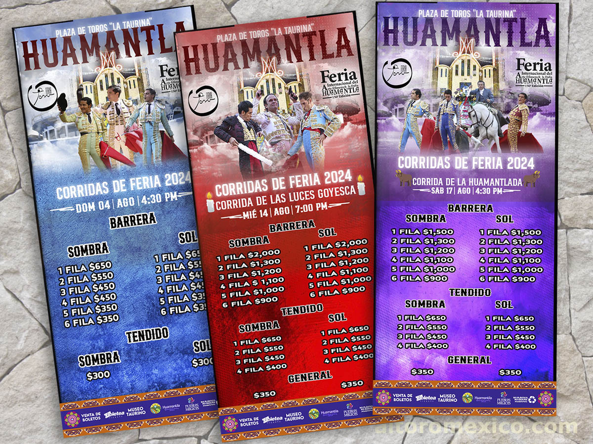 Publican precios de los boletos de Huamantla
