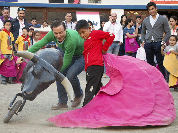 Los peques jugaron al toro en Quito