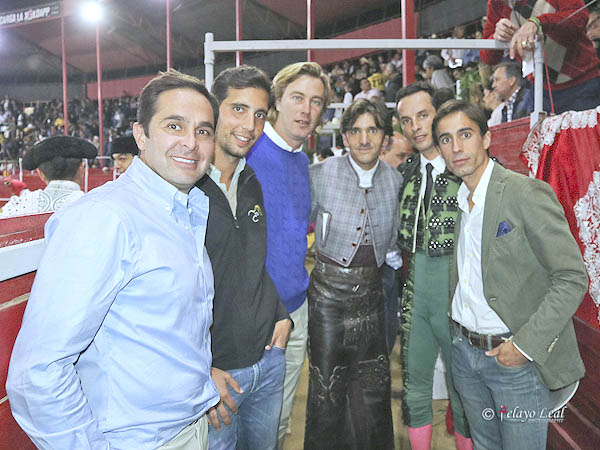 Gilberrto, Paco, Ruy, Diego y Cuqui