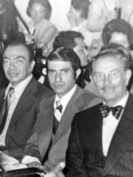 Con Alberto Bitar y Fausto Zorrilla
