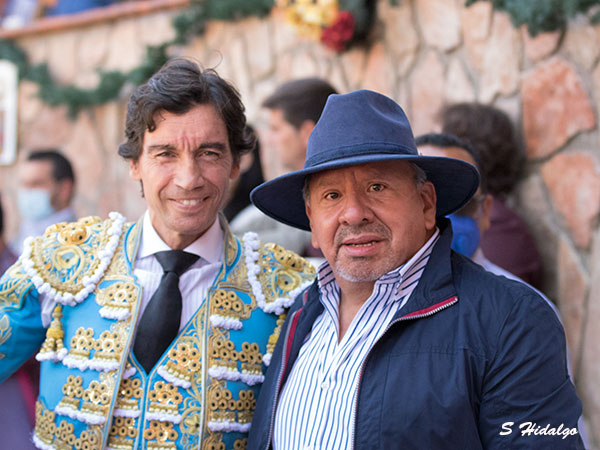 Curro con Mario Hernndez