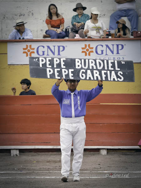 Pepe Burdiel con Garfias