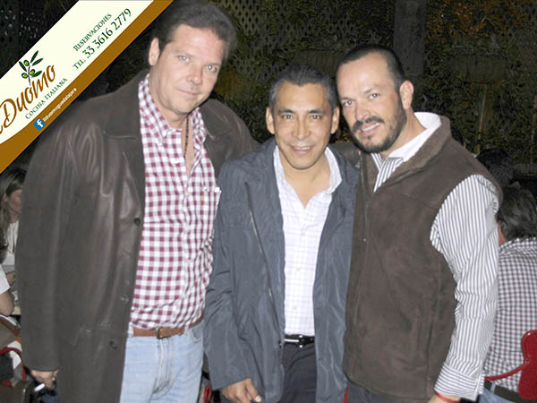 Pablo, Zotoluco y Chema Barroso