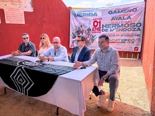 Presentan la corrida de rejones en Mérida