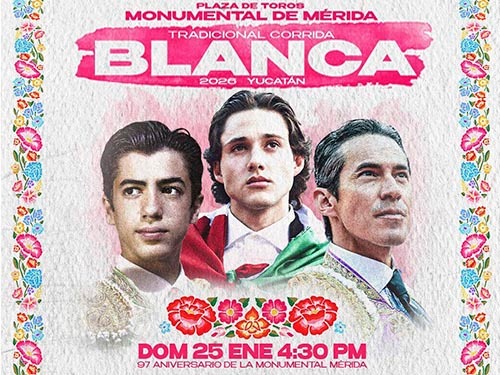 M&eacute;rida presenta el cartel de su Corrida Blanca