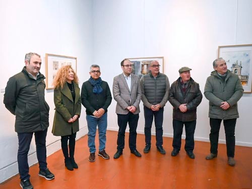 Antonio Catal&aacute;n inaugura su exposici&oacute;n