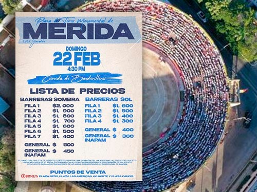 Dan precios de la Corrida de Banderilleros