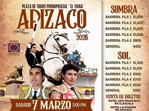 Contin&uacute;a la venta de boletos para Apizaco