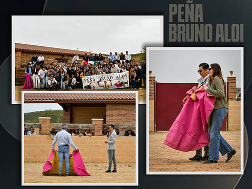 Bruno Aloi se reencuentra con su pe&ntilde;a taurina