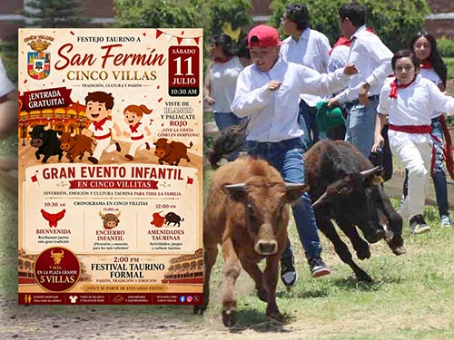"Cinco Villas" invita a su Encierro Infantil