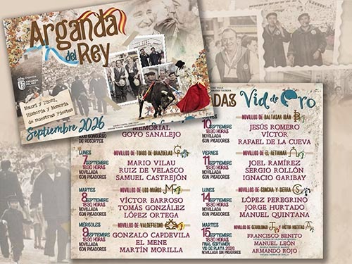 L&oacute;pez Ortega y Garibay, en los carteles de Arganda