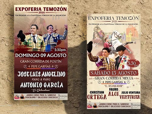 Programan dos festejos en Temoz&oacute;n