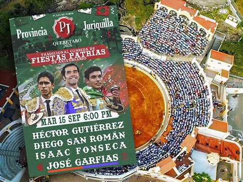 &iexcl;Vuelven los toros a Juriquilla!
