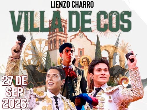 Villa de Cos presenta su corrida de feria