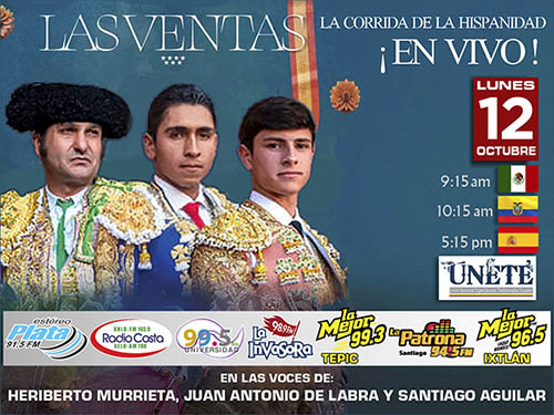 Transmitiremos la Corrida de la Hispanidad