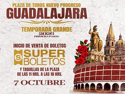 Comienza venta de boletos en Guadalajara