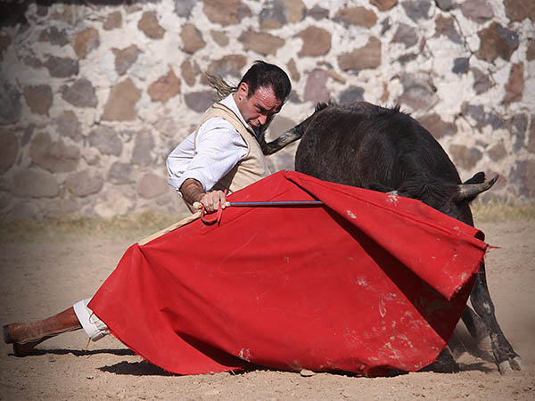 Ejecutando un pase muy suyo