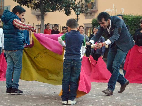 Los ni�os, quienes disfrutaron todo