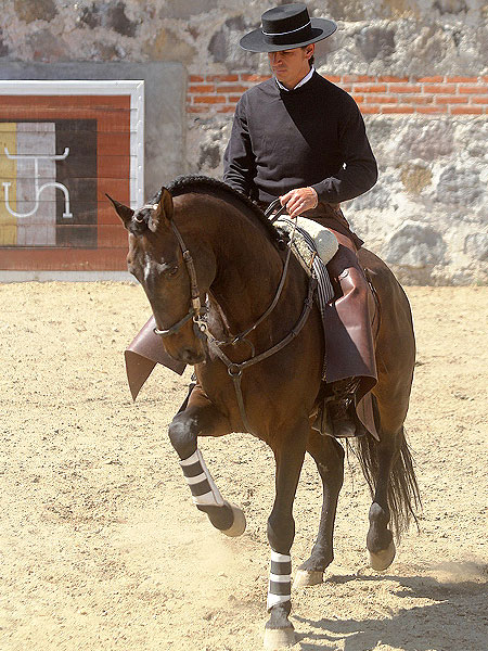 Pimentel en plena escalada