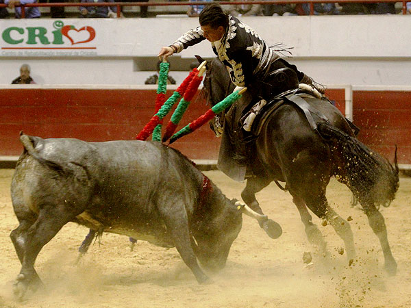 Certero con las banderillas