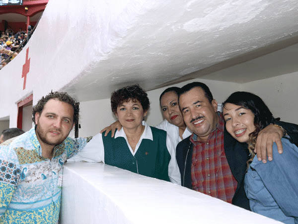 Disfrutando de la corrida