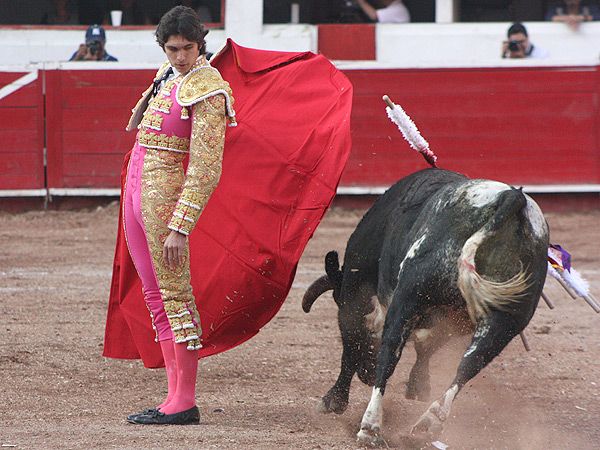 Castella en el inicio de faena