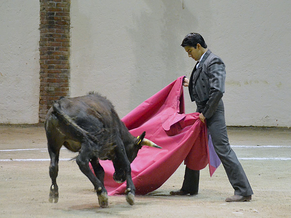 Agust�n Torres, en acci�n