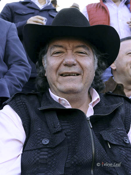 Jorge Hank, en su barrera