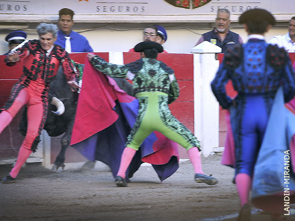 Lo caz� en las tablas