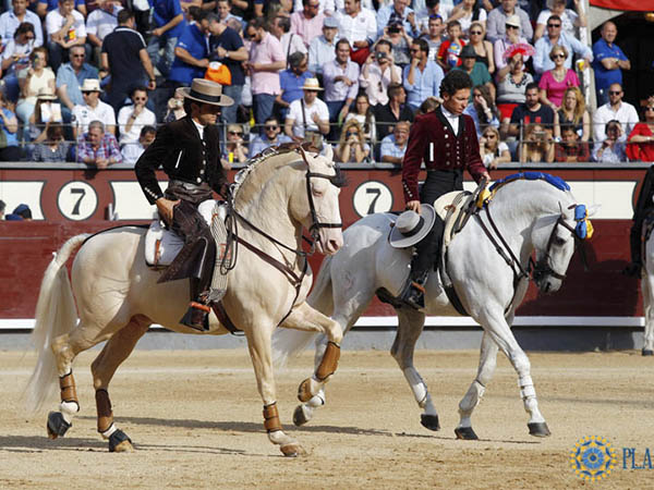 Caballistas en el pase�llo