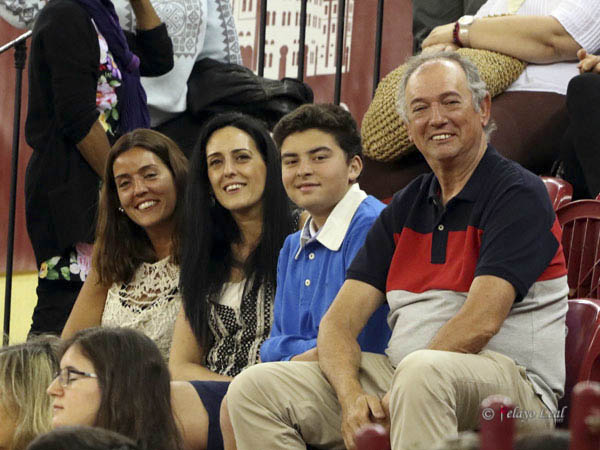 Disfrutando el festejo