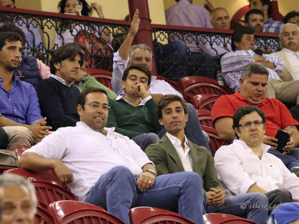 Diego y Cuqui, en sus barreras