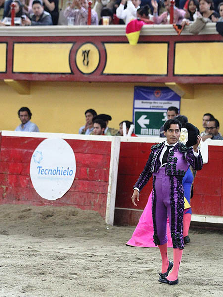 Desmonterado en el tercio