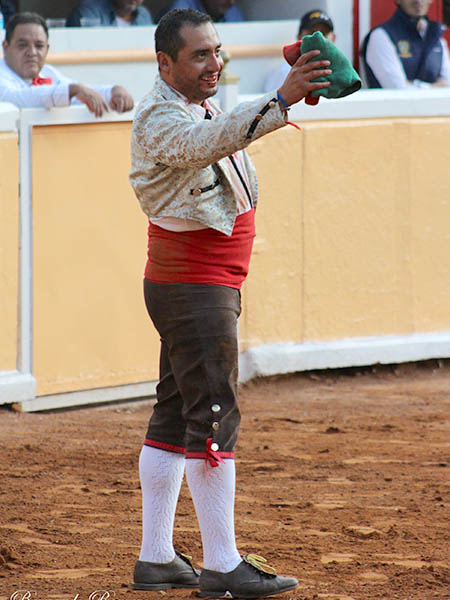 Recogiendo la ovaci�n