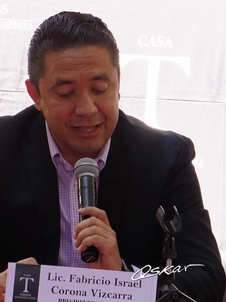 El alcalde Fabricio Corona