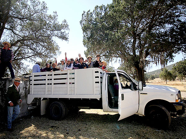 La visita al campo bravo