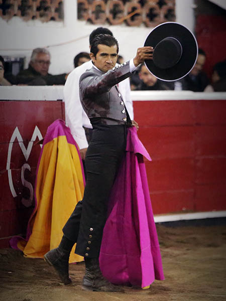 Recogiendo la ovaci�n