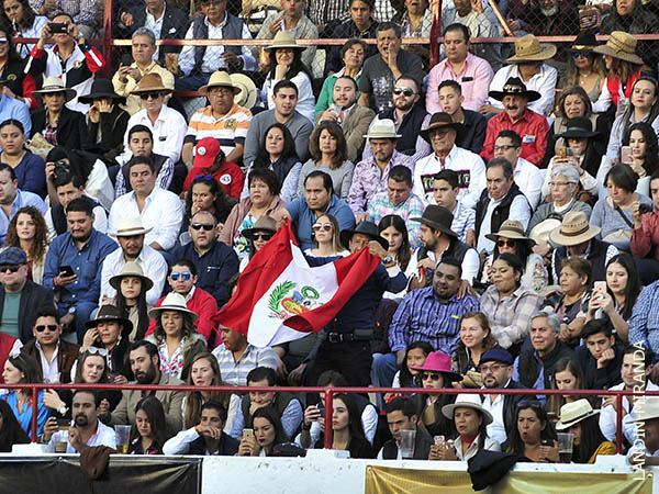 Paisanos en los tendidos