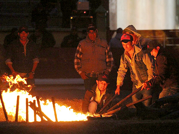 Calentando los hierros