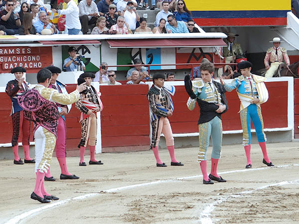 Cortes�as en el despeje