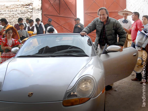 Pablo Miramontes de visita en Jalos