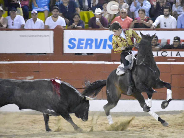 De costado al galope