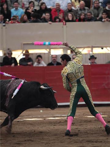 Portento con los palos