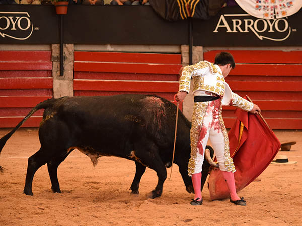 Tirando por la espalda