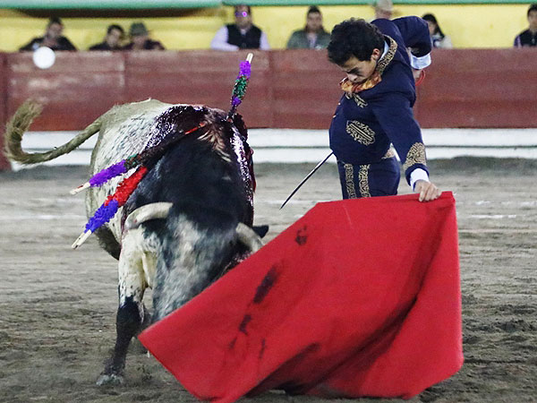 Probando el izquierdo