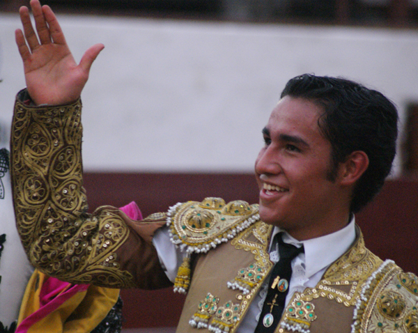 Saludando al p�blico