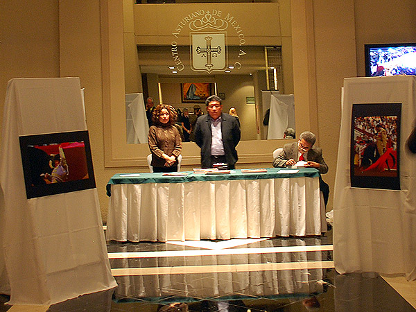 La entrada al sal�n