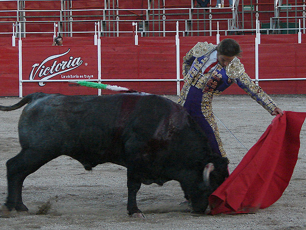 Santiago cort� la �nica oreja