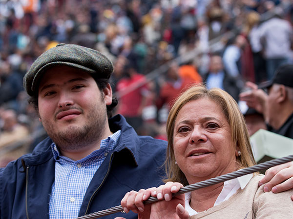 Disfrutando la corrida